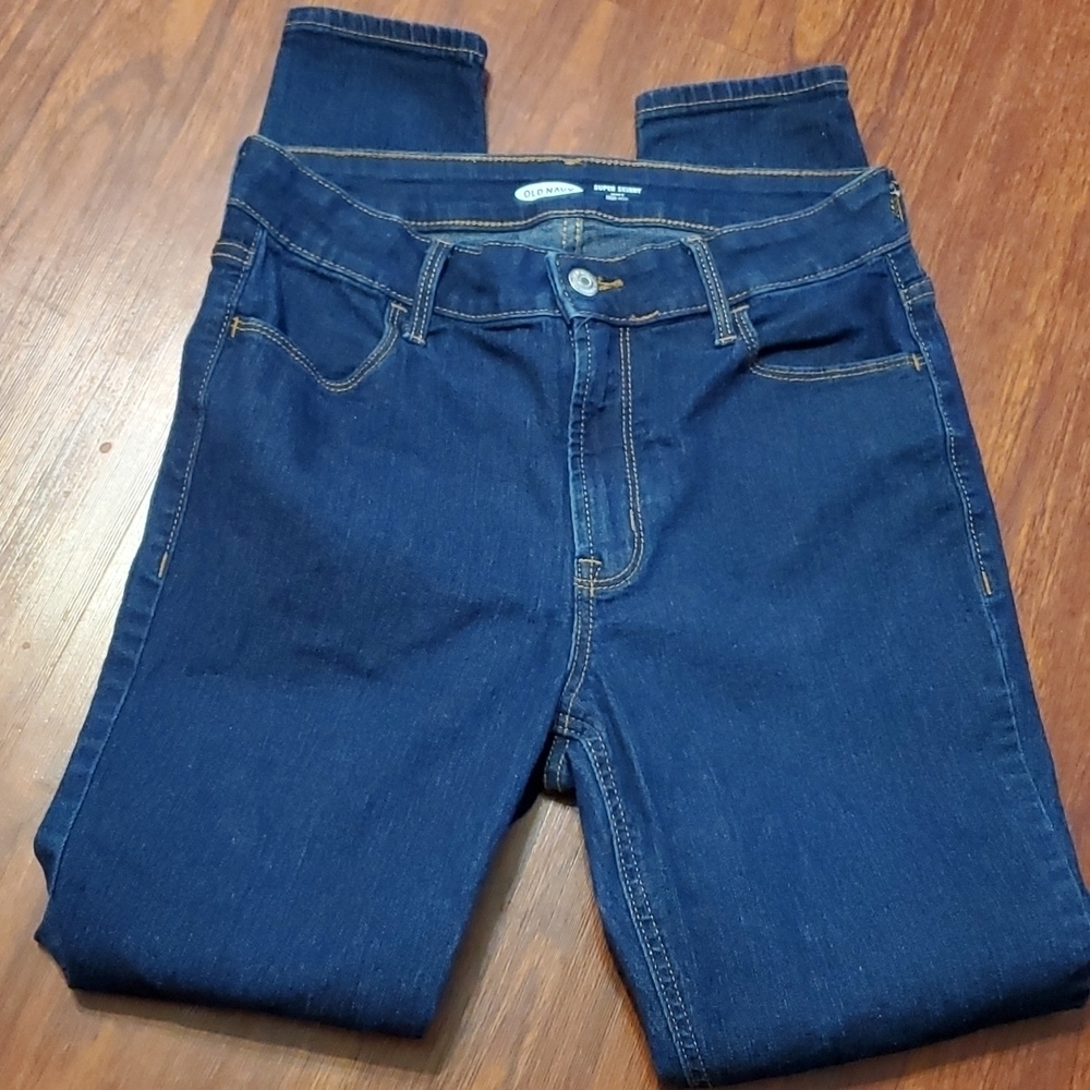 Old Navy denim Jeans super skinny ankle High rise size 2